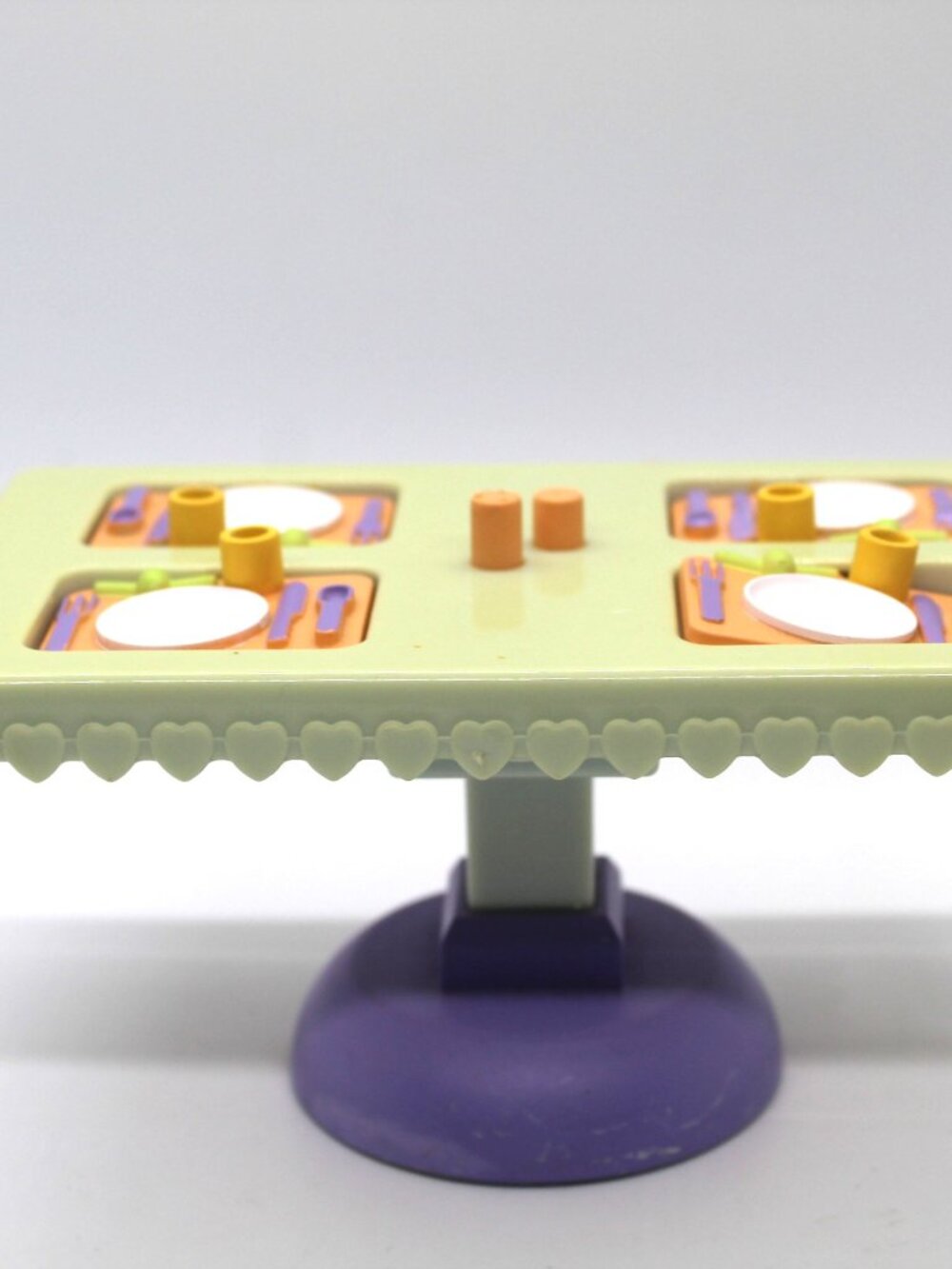 Learning Curve Caring Corners Loving Family Dollhouse Size Flip Green Table Vtg